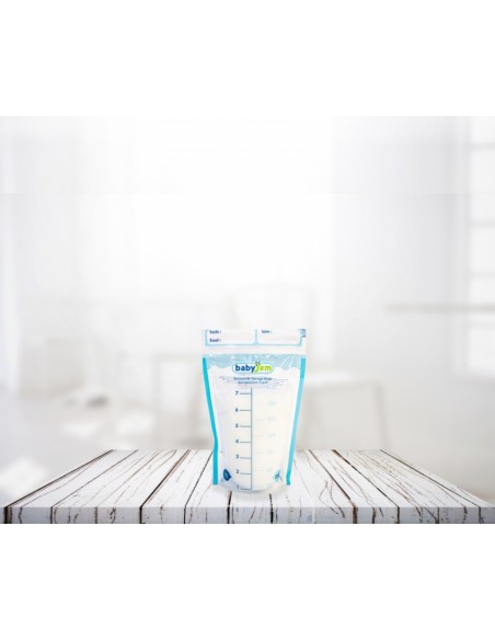 Set 25 pungi pentru stocarea laptelui matern BabyJem