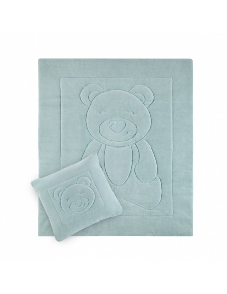 Set pernuta si paturica din plus Bear BabyJem (Culoare: Roz)