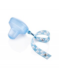 Cutiuta pentru suzeta cu lantisor BabyJem (Culoare: Roz)