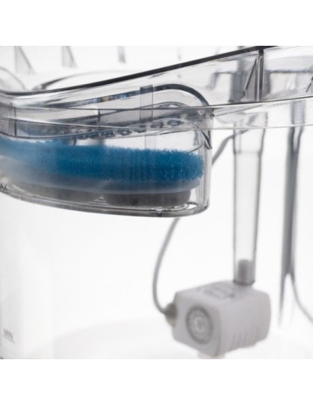 Fantana automata electrica, dozator de apa pentru animalele de companie, 2000 ml, 16.5 x 22 cm, 5V, 40 dB, Transparent