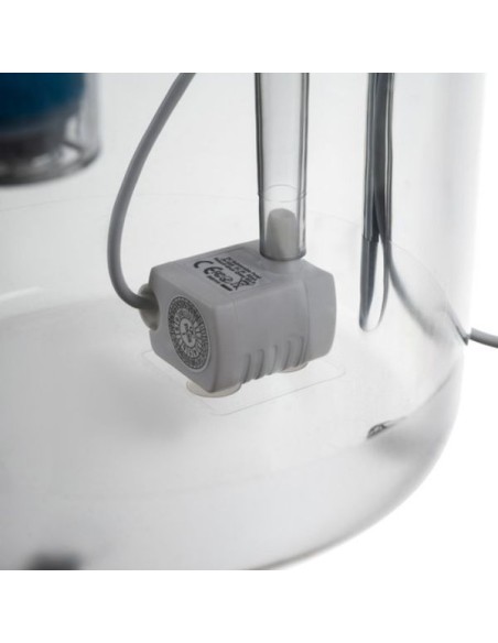 Fantana automata electrica, dozator de apa pentru animalele de companie, 2000 ml, 16.5 x 22 cm, 5V, 40 dB, Transparent