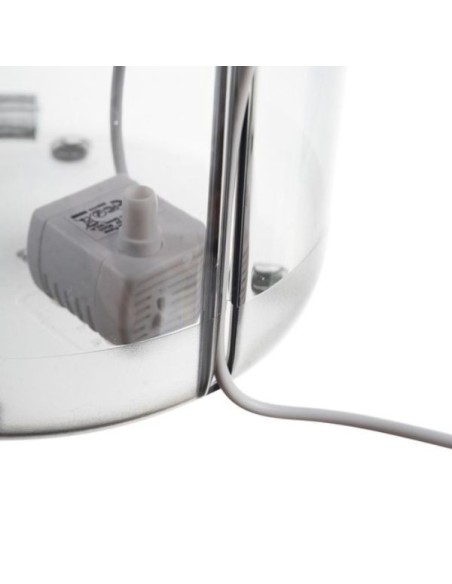 Fantana automata electrica, dozator de apa pentru animalele de companie, 2000 ml, 16.5 x 22 cm, 5V, 40 dB, Transparent