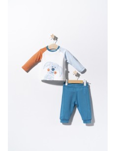 Compleu 2 piese Dogs pentru baietei, Tongs baby (Culoare:... 2