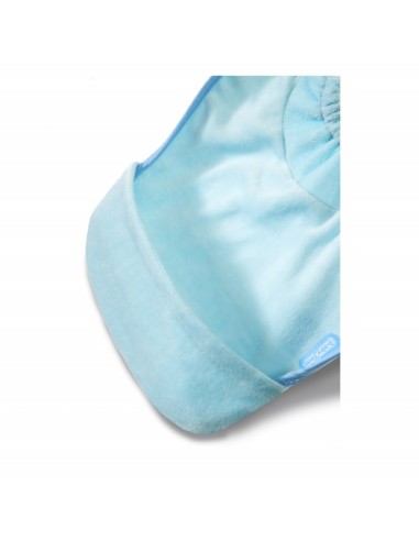 Baveta cu buzunar BabyJem Velvet (Culoare: Bleu)