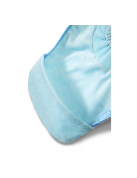 Baveta cu buzunar BabyJem Velvet (Culoare: Bleu)