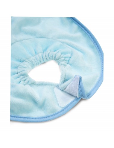 Baveta cu buzunar BabyJem Velvet (Culoare: Bleu)