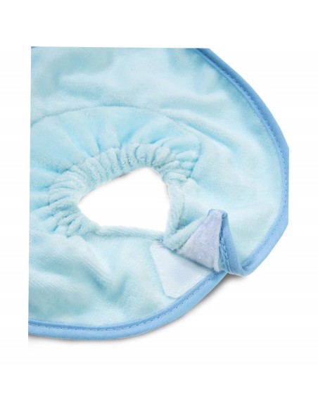 Baveta cu buzunar BabyJem Velvet (Culoare: Bleu)