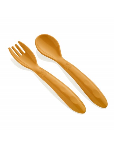 Set lingurita si furculita BabyJem (Culoare:...