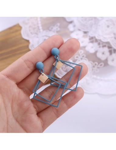 Cercei cu forme geometrice, forma patrat,...