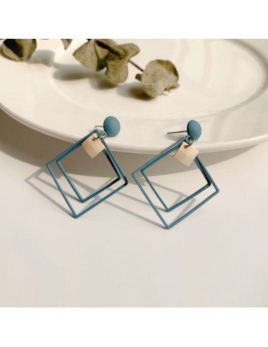Cercei cu forme geometrice, forma patrat,...