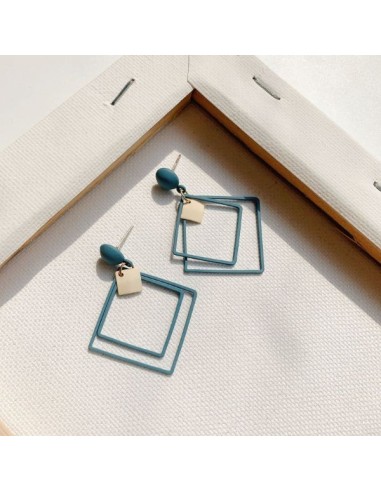 Cercei cu forme geometrice, forma patrat,...