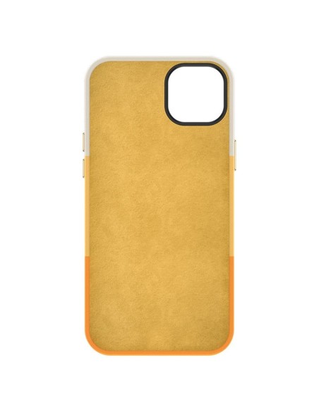 Husa de protectie din piele ecologica rezistenta la socuri pentru Iphone 14, Portocaliu, M Color Series