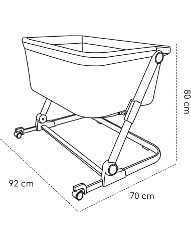 Patut 3 in 1 co-sleeping Skiddou Natt,...