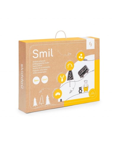 Covoras senzorial si educativ 3 in 1 Skiddou Smil