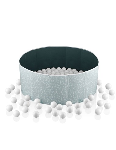 Piscina uscata cu bile, BabyJem, 30x83 cm, 100...