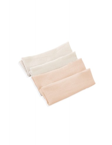 Set 4 prosopele din muselina, BabyJem, 25x25 cm...