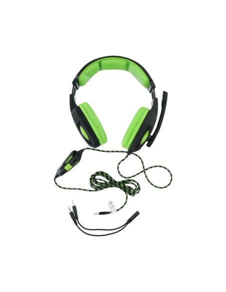 Casti Gaming Lizard, Premium, Microfon inclus, Reglaj pe Fir, Adaptor si Minijack