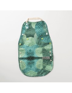 Baveta bebelusi 2 in 1 Miniware Catch & Cover, Prickly Pear 2