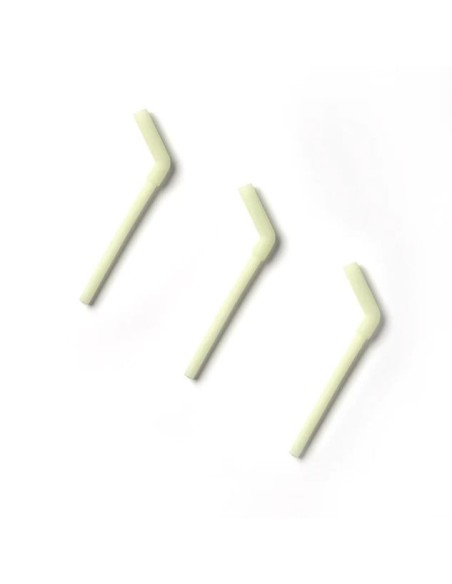 Set de 3 paie reutilizabile Miniware, 100% din silicon alimentar, Key Lime