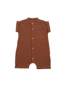 Salopeta de vara din muselina, BabyCosy, 100% bumbac...
