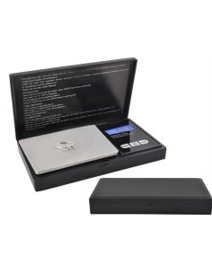 Cantar mini de buzunar, max 500 g, negru, LCD, 7.5x13x1.5 cm 2