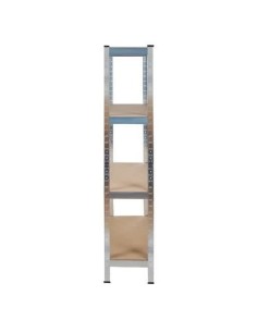 Raft depozitare, metalic, 4 polite, 175 kg, 75x30x150 cm,... 2