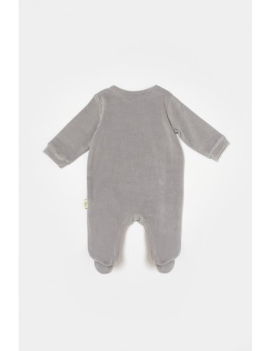 Salopeta Elefant cu maneca lunga si botosei din...