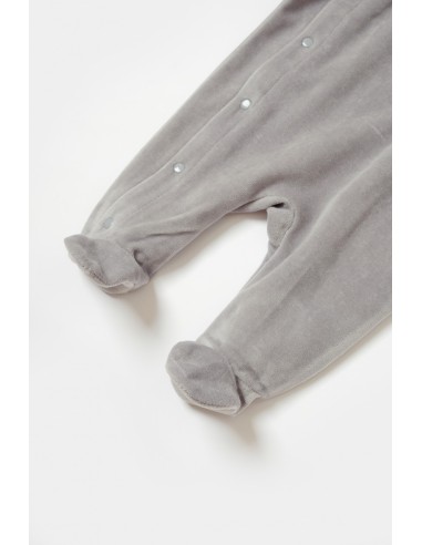 Salopeta Elefant cu maneca lunga si botosei din...