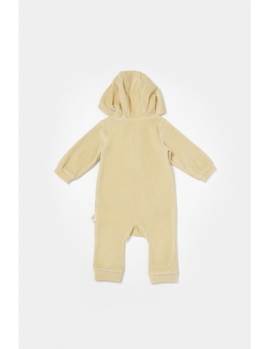 Salopeta Elefant cu maneca lunga si gluga din...