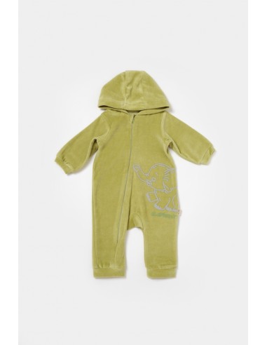 Salopeta Elefant cu maneca lunga si gluga din...