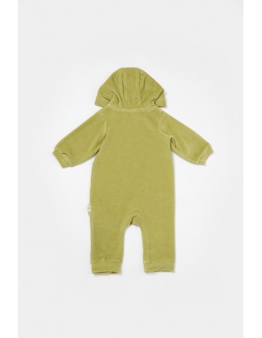 Salopeta Elefant cu maneca lunga si gluga din...