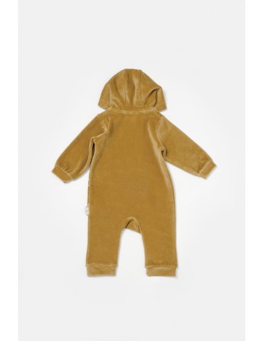 Salopeta Elefant cu maneca lunga si gluga din...