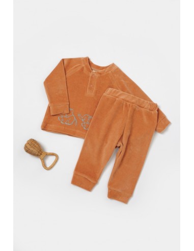 Set bluzita si pantaloni Elefant, 80%bumbac...
