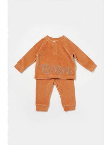 Set bluzita si pantaloni Elefant, 80%bumbac...