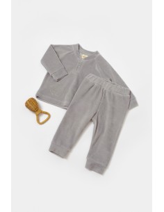 Set bluzita si pantaloni Elefant, 80%bumbac organic si...