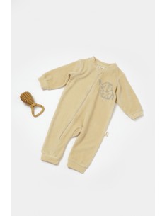 Salopeta Elefant cu maneca lunga din 80%bumbac organic si...