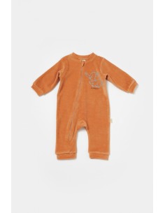 Salopeta Elefant cu maneca lunga din 80%bumbac organic si... 2