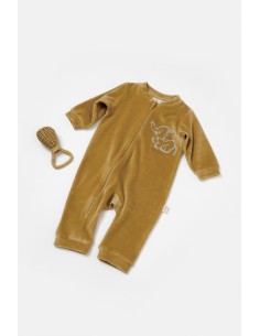 Salopeta Elefant cu maneca lunga din 80%bumbac organic si...