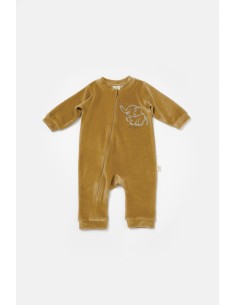 Salopeta Elefant cu maneca lunga din 80%bumbac organic si... 2