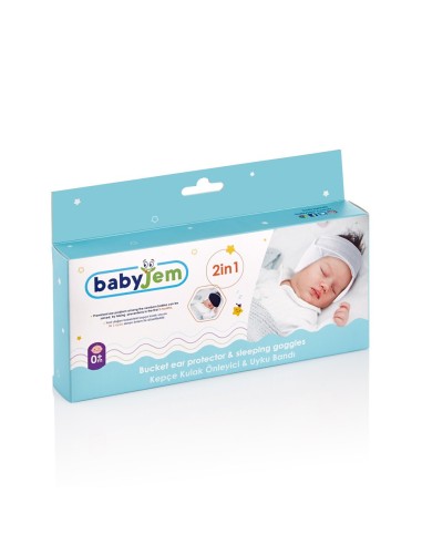 Bentita 2 in 1 pentru urechi BabyJem, Antracit