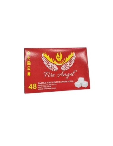 Set 48 cuburi/pastile pentru aprins focul, Angel
