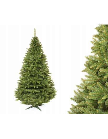 Brad artificial de Craciun, verde natural, de 180 cm si suport inclus, 7753
