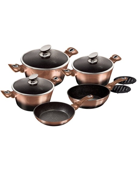 Set gatit 10 piese, BerlingerHaus, Metallic Line Rose Gold Edition, BH/1899