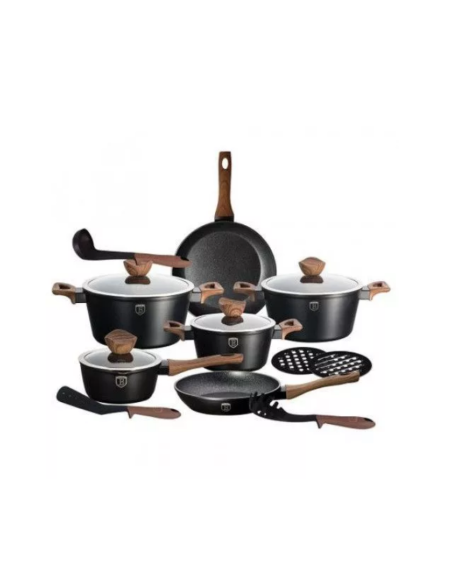 Set gatit 15 piese, Ebony Rosewood Collection, Berlinger Haus, BH/1537N