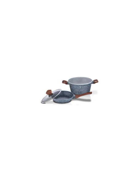 Set oala cu capac si tigaie, Berlinger Haus, BH 6199, Forest Line Collection