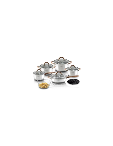 Set pentru gatit, 13 piese, oale, cratite si...