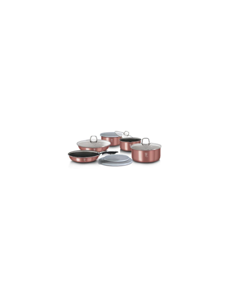 Set de oale si tigai 12 piese, Berlinger Haus, BH-6104, I-Rose Collection
