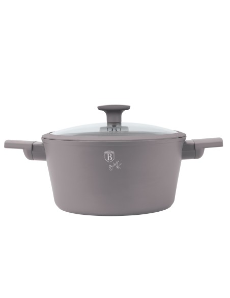 Cratita cu capac 20 cm, 2.5 litri, Berlinger Haus, Taupe Collection, BH/8100