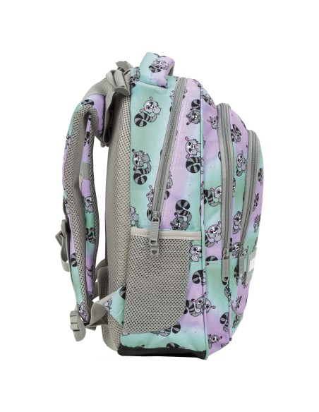 Ghiozdan pentru copii, Backup, Impermeabil, Lemur, cu 3 compartimente, PLB5R03