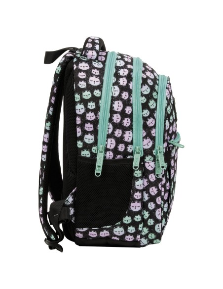 Ghiozdan pentru fetite, Backup, Impermeabil, RainBow Cat, 3 compartimente, PLB5P06, 39x27x20 cm